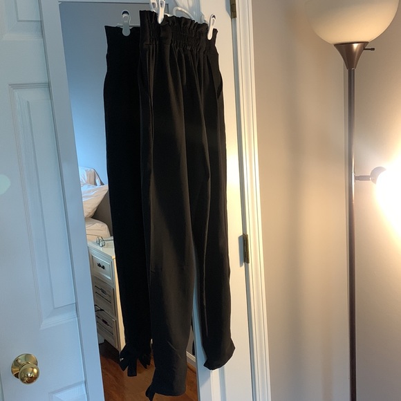 Grace Karin (coveted Amazon pants!) Black Paper Bag pant size Small - Picture 4 of 4